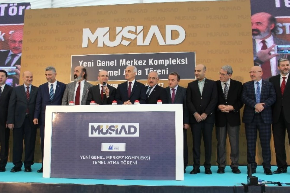 Başbakan Yardımcısı Şimşek, Müsiad\'ın Temel Atma Törenine Katıldı