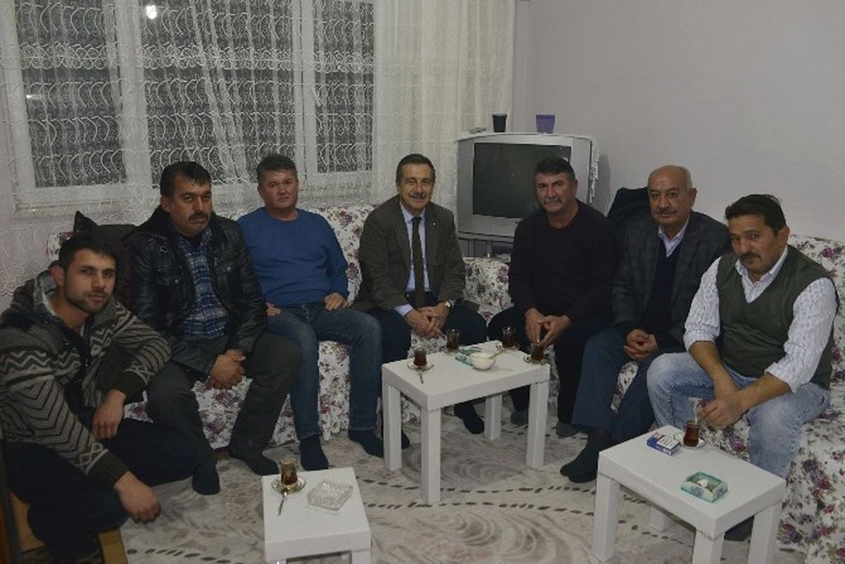 Başkan Ataç Alpu\'ya Konuk Oldu