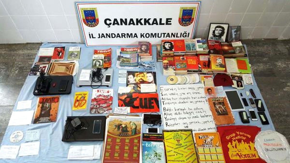 Çanakkale\'de Dhkp-C Operasyonu: 8 Gözaltı