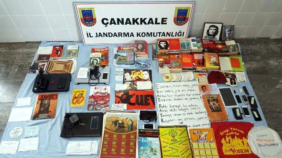 Çanakkale\'de Jandarmadan Dhkp-C\'ye Operasyon: 8 Gözaltı