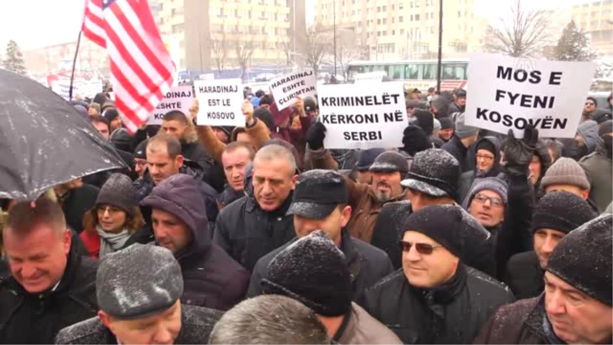 Kosova\'da "Haradinaj" Protestosu