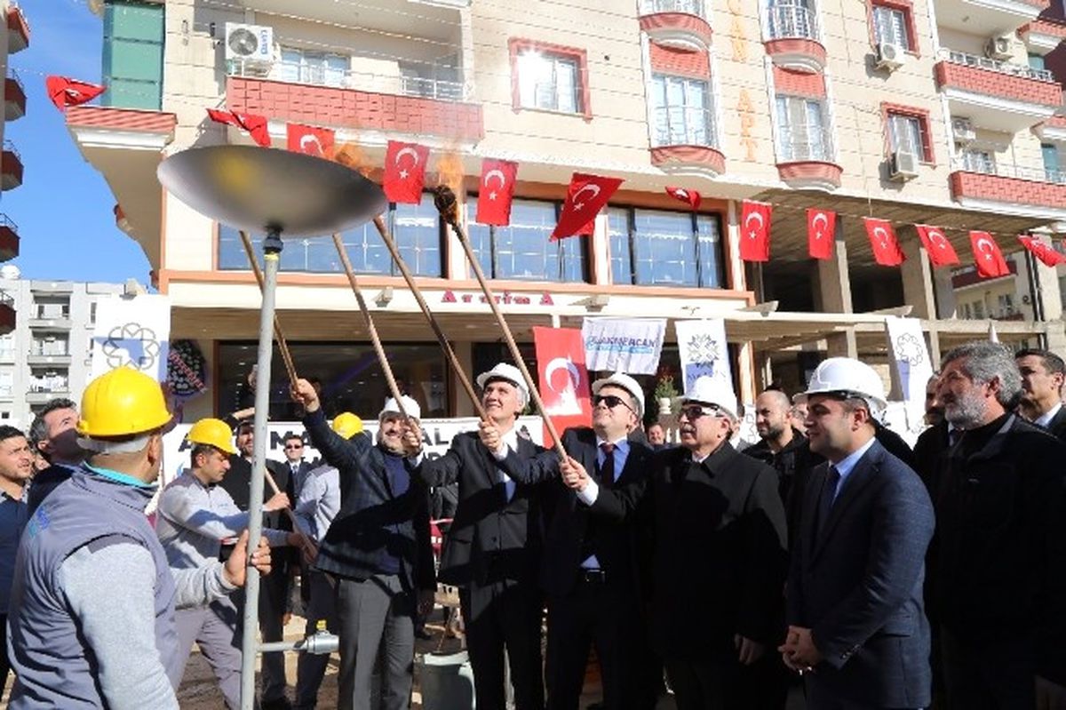 Mardin\'e İlk Doğalgaz Verildi