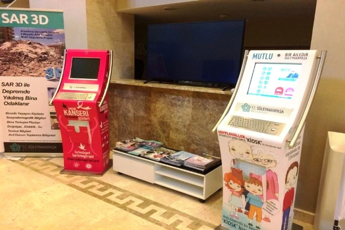 Süleymanpaşa\'da Yaşam Kiosk\'lar ile Kolaylaşıyor