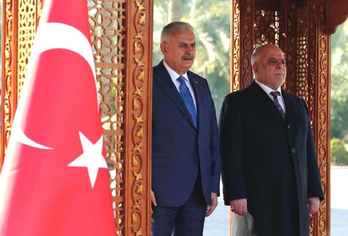 Başbakan Yıldırım Bağdat\'ta Resmi Törenle Karşılandı (Görüntülerle)