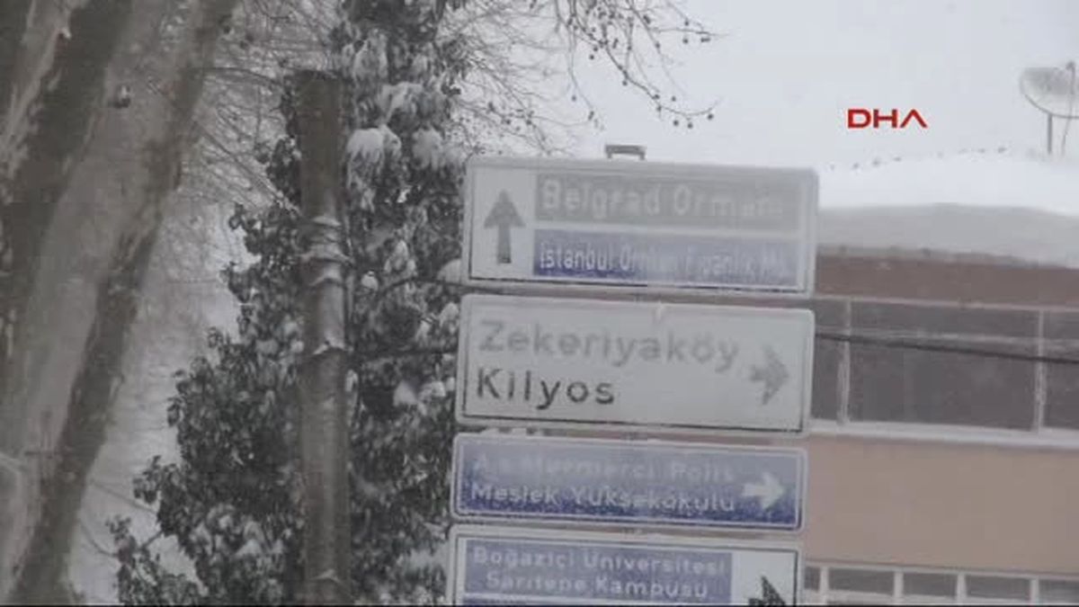 Belgrad Ormanı\'nda "Dizi Ekibi Mahsur Kaldı" Hareketliliği