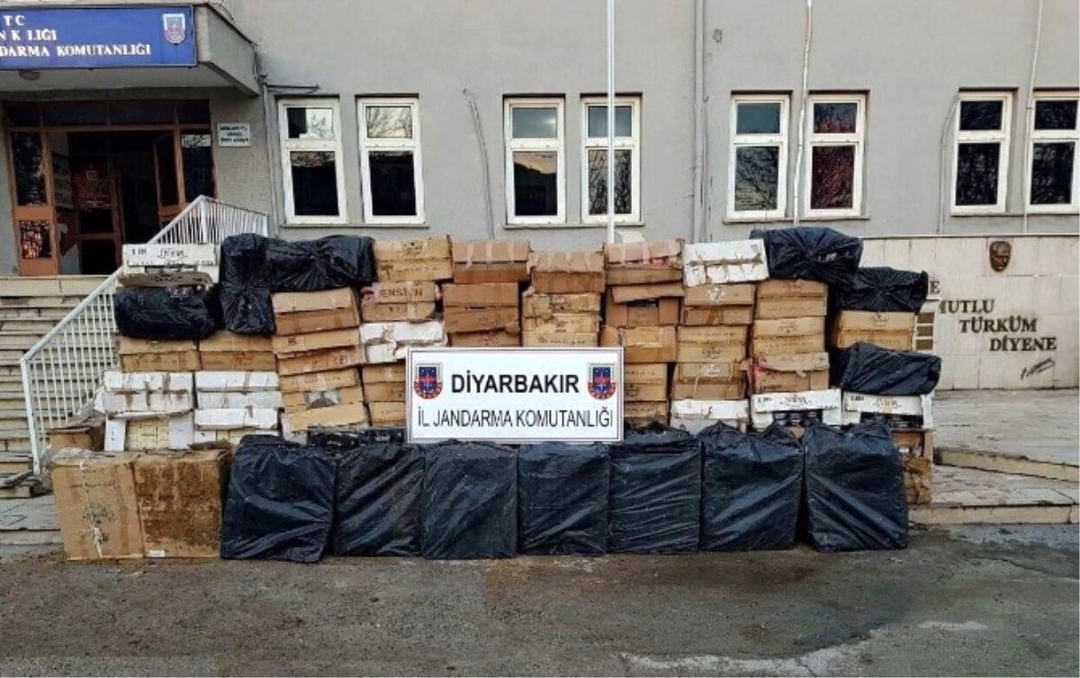 Diyarbakır\'da Kaçak Sigara Operasyonu