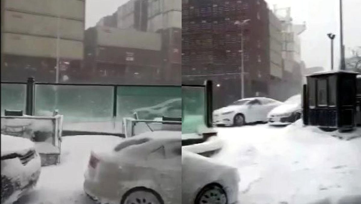 Görenler Gözlerine İnanamadı..dev Gemi Sahili Yalayarak Geçti