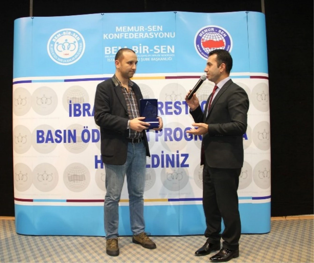 İbrahim Keresteci Basın Ödülleri" Sahiplerini Buldu