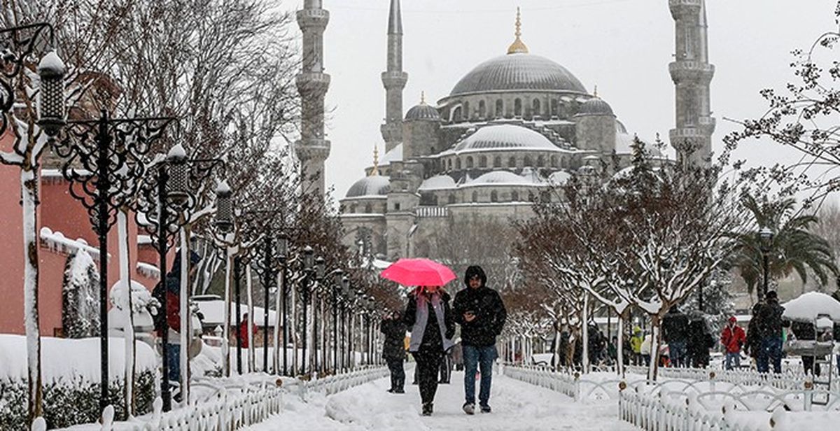İstanbul\'daki Kar Yağışı
