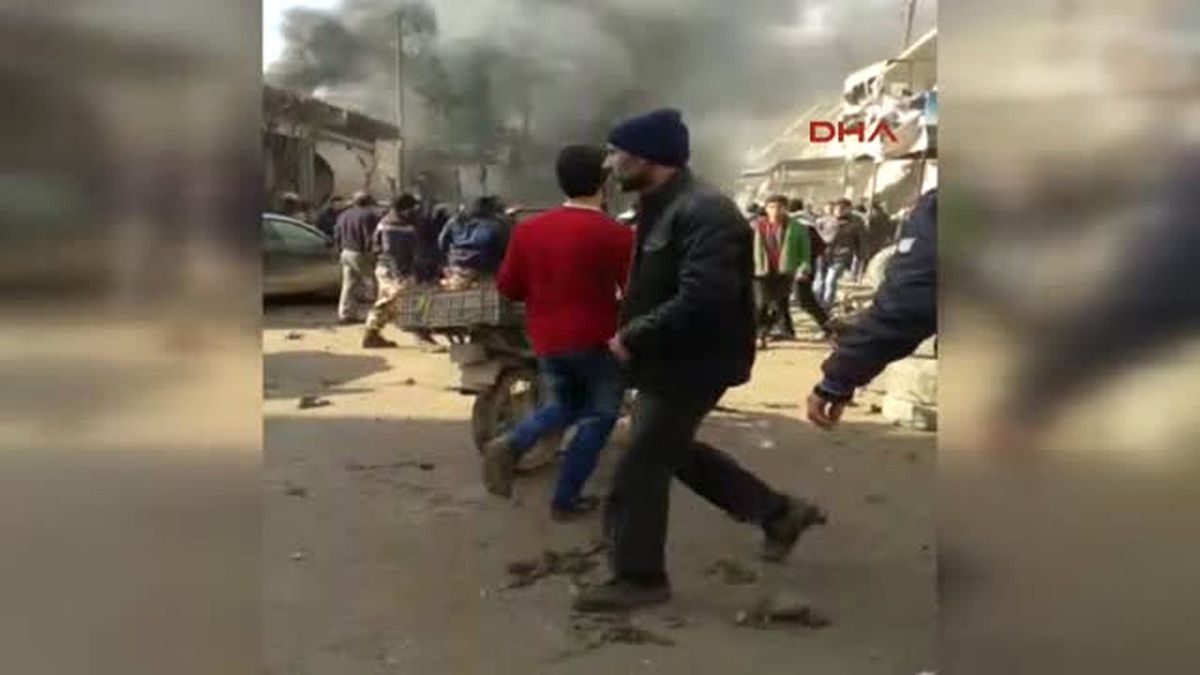 Kilis Deaş, Azez\'de Bomba Yüklü Araç Patlattı