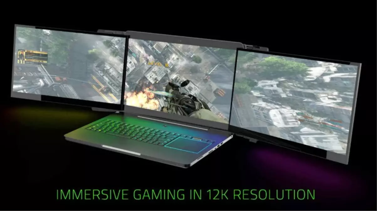 Razer\'dan 3 Ekranlı "12k" Laptop