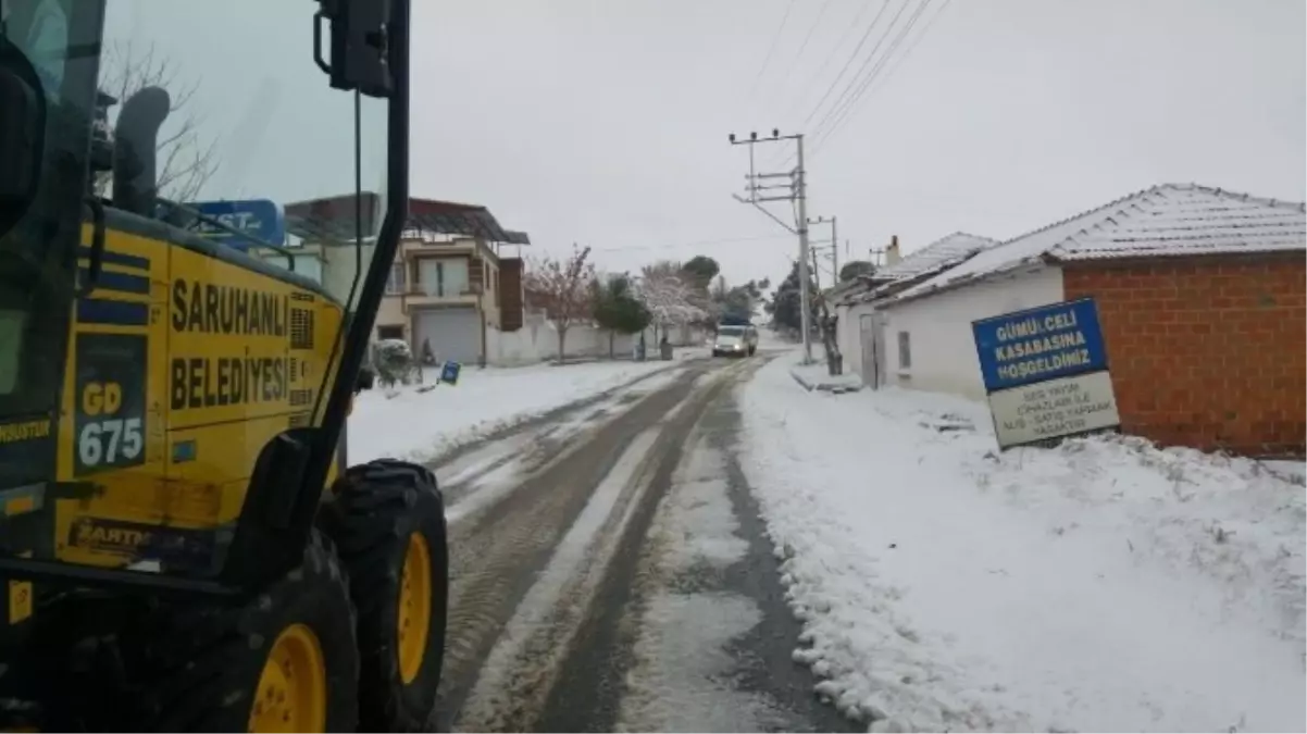 Saruhanlı\'da Kapanan Yollar Ulaşıma Açılıyor