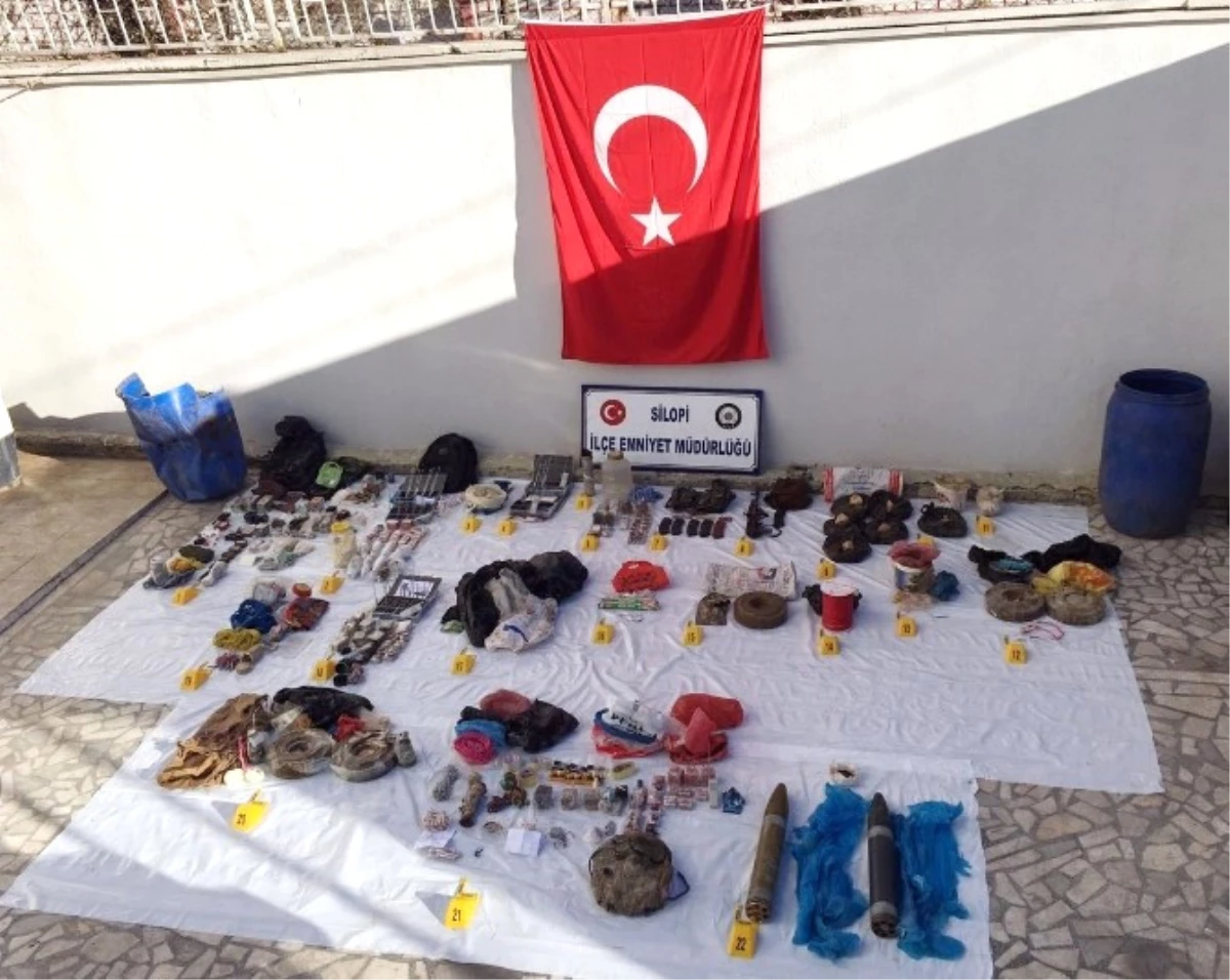 Şırnak\'ta PKK\'ya Ait Çok Sayıda Mühimmat Ele Geçirildi