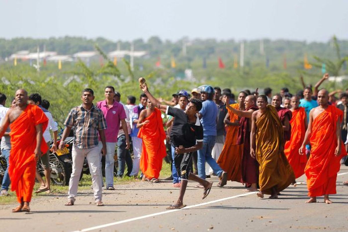 Sri Lanka\'da Liman Protestosu