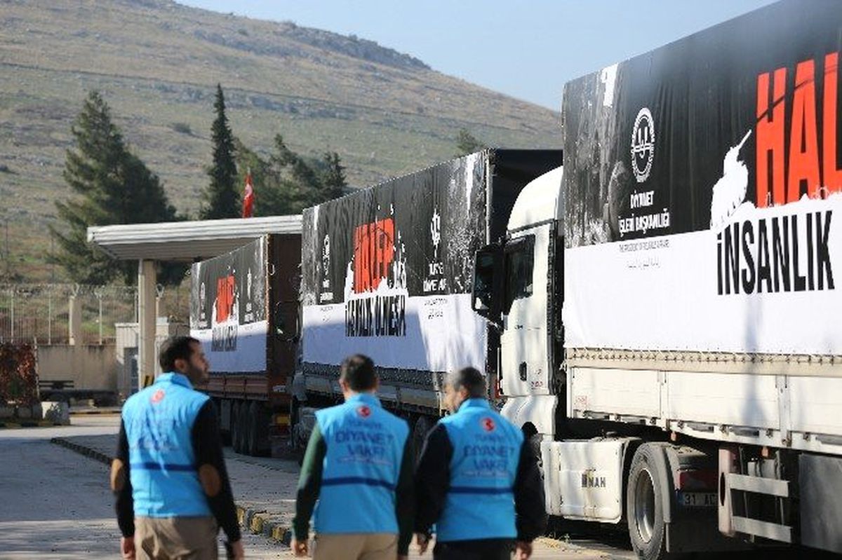 Suriye\'ye İnsani Yardım