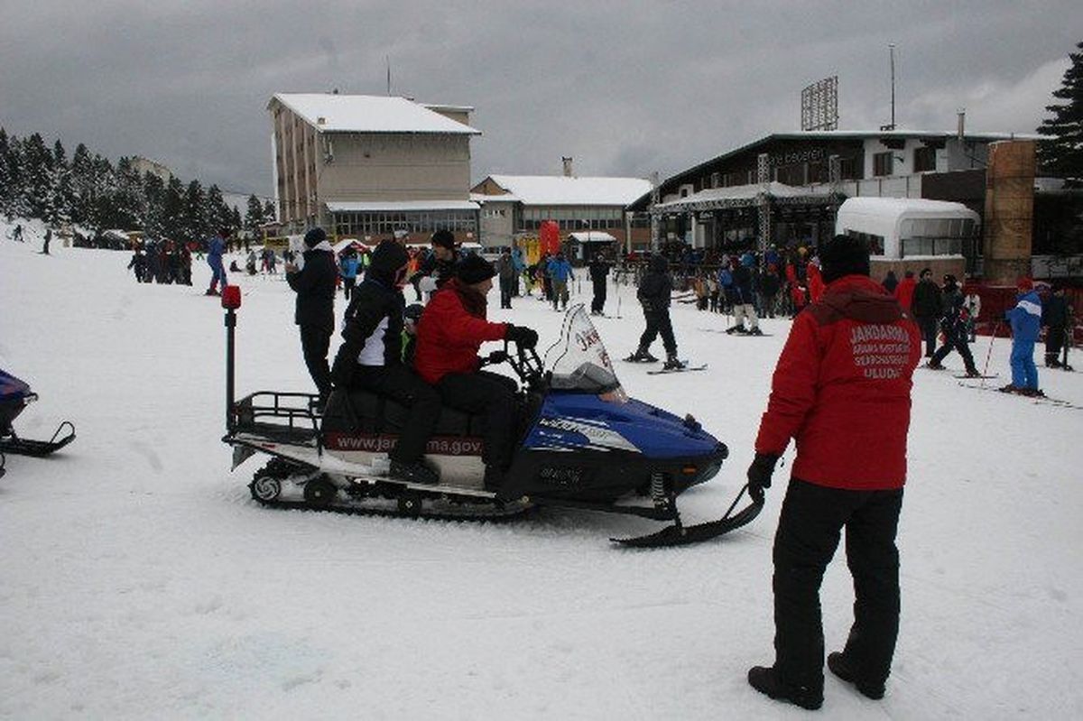 Uludağ\'da Kayak Kazası