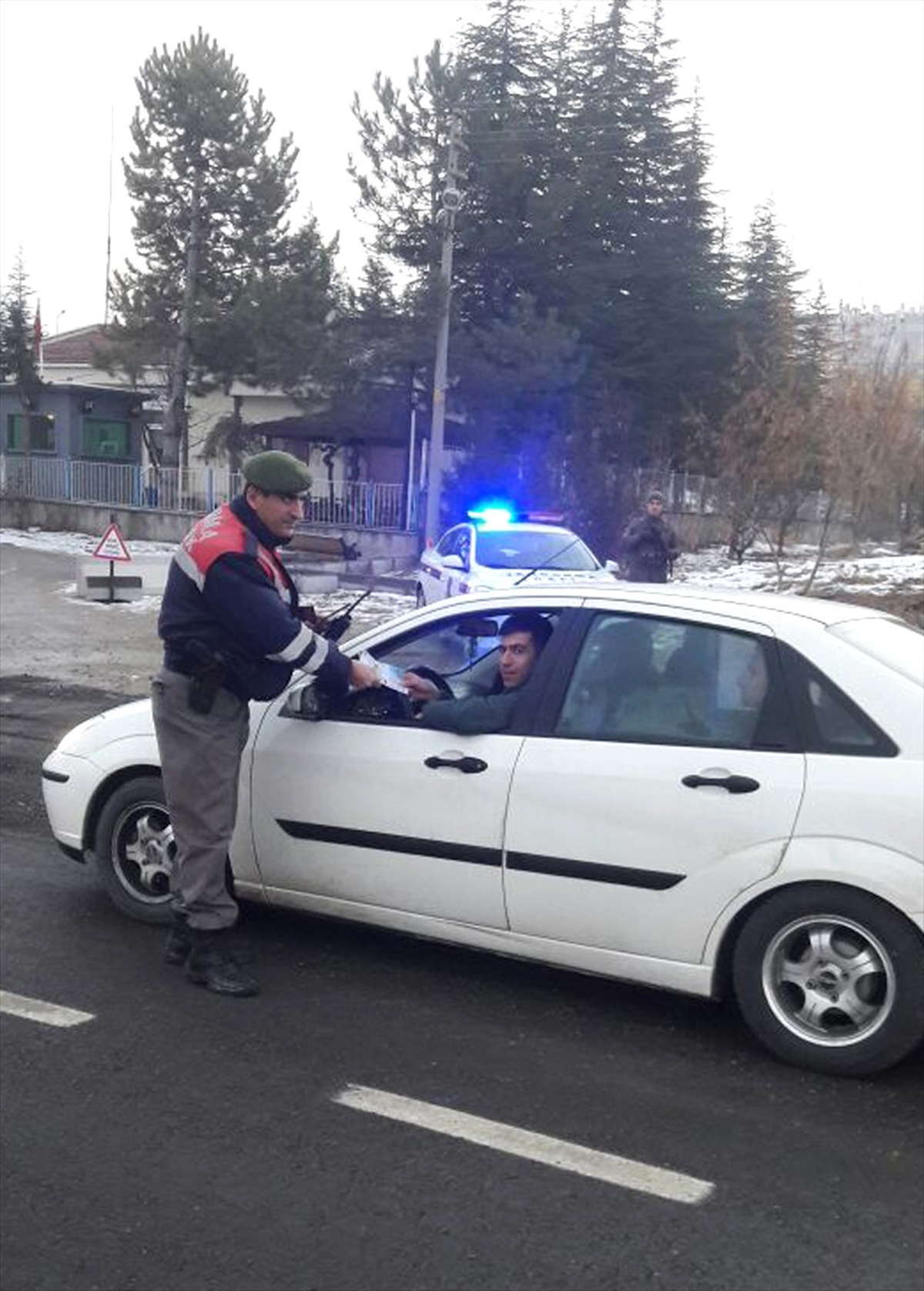 Vezirköprü Jandarma Trafik Timi\'nden Plaka Uyarısı