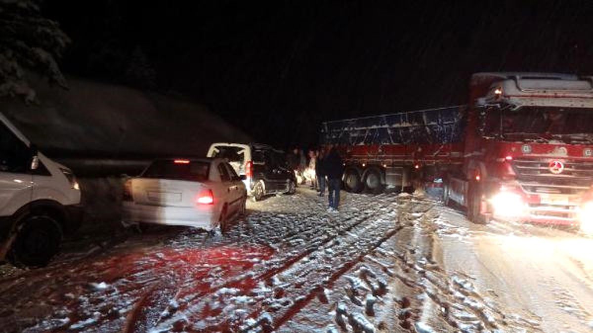 Akseki- Seydişehir Yolu Kardan Kapalı