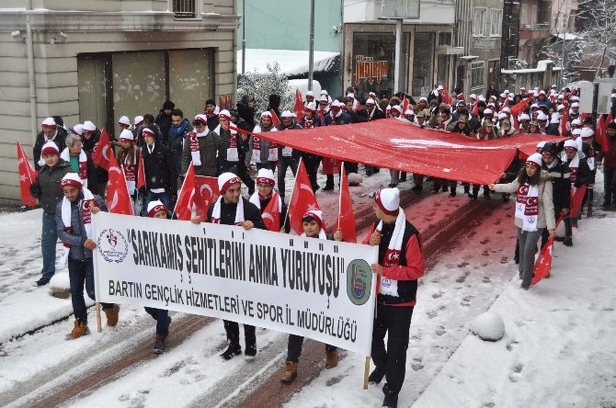 Bartın\'da Sarıkamış Şehitleri Anıldı