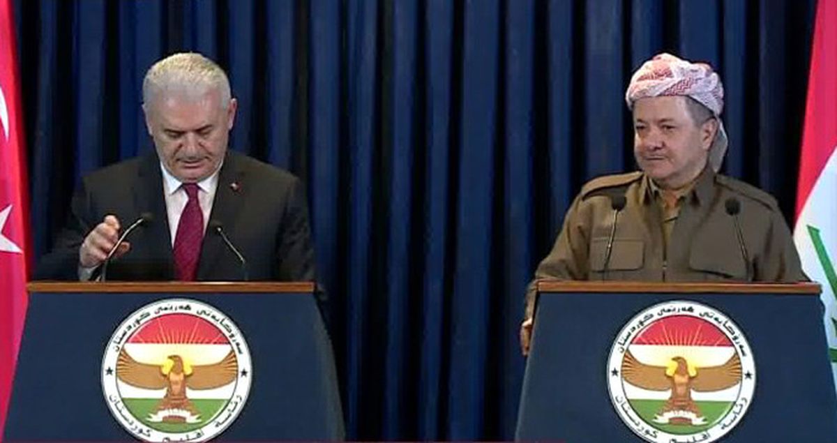 Başbakan, Barzani'yle Buluştu, PKK'ya Mesaj Verdi: Bunları Yemiyoruz