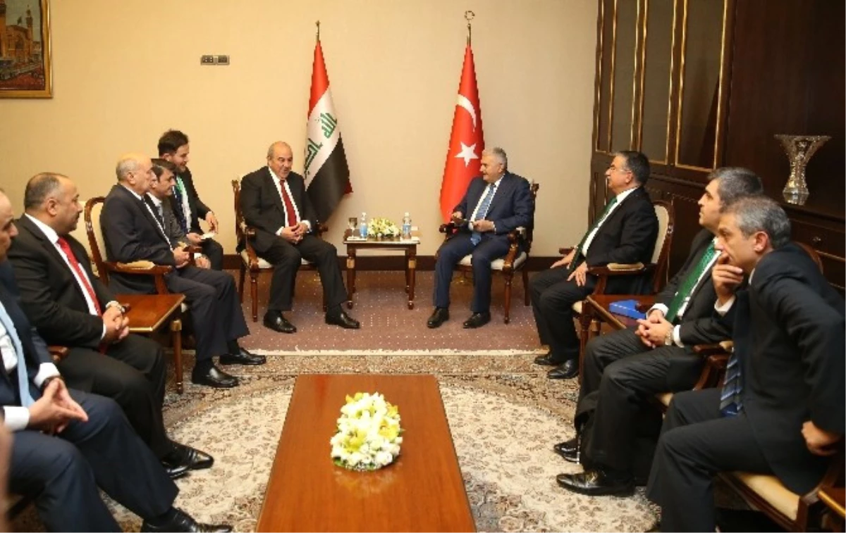 Başbakan Yıldırım, Irak Cumhurbaşkanı Yardımcısı Allavi ile Görüştü