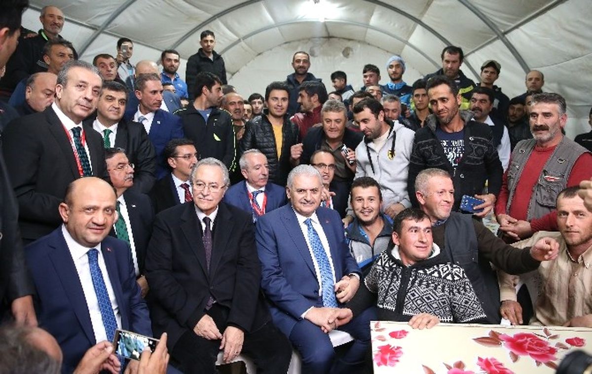 Başbakan Yıldırım, Irak\'ta Türk Büyükelçiliği Binası İnşaatını Gezdi