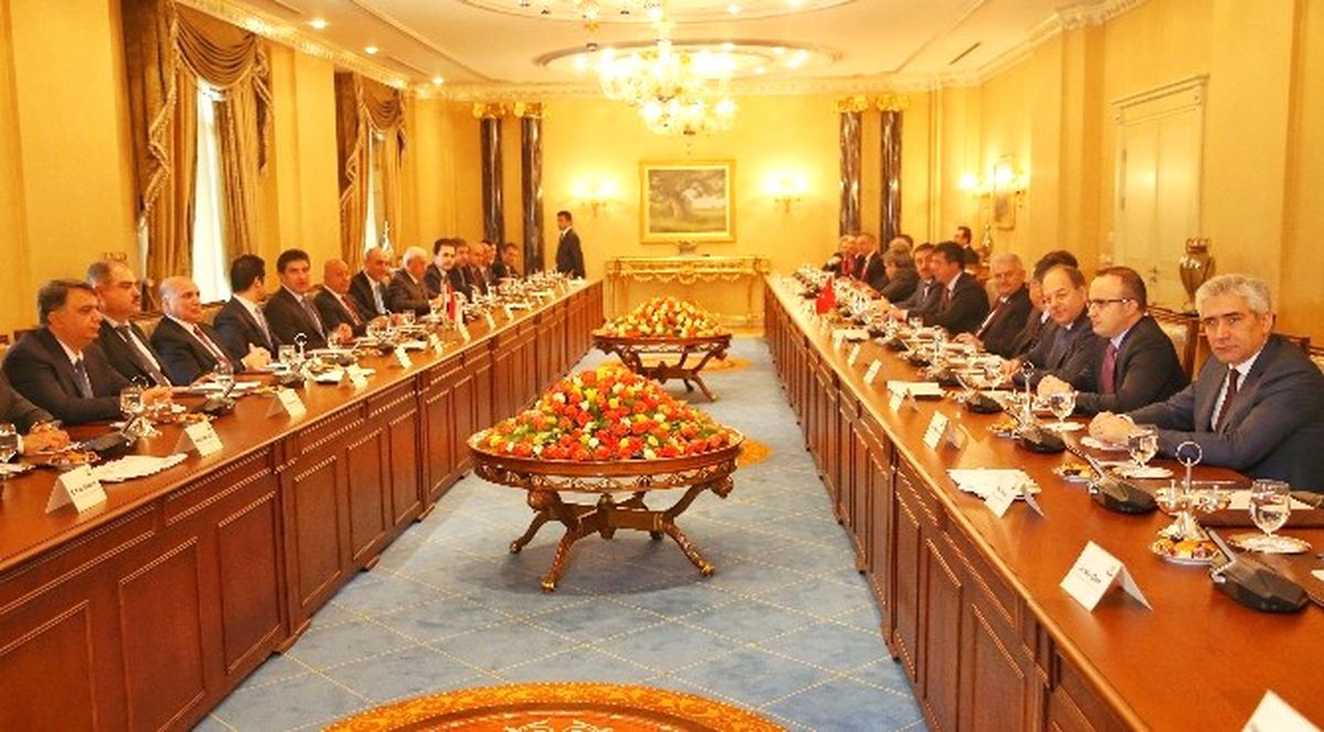 Başbakan Yıldırım, Neçirvan Barzani ile Heyetlerarası Görüşmeye Başkanlık Etti