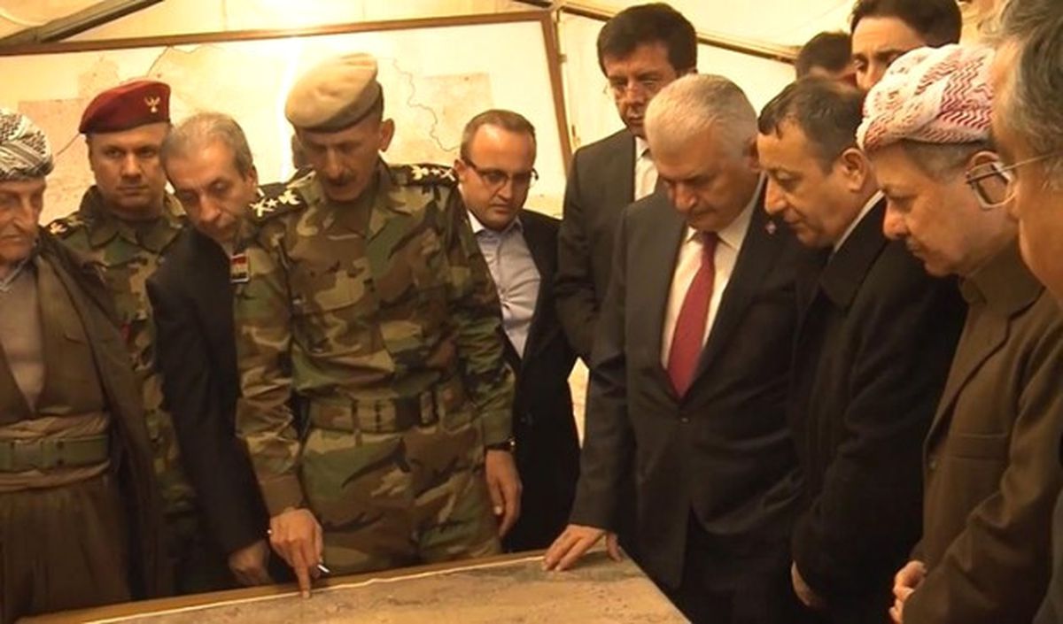 Başbakan Yıldırım Peşmerge Cephesini Ziyaret Etti