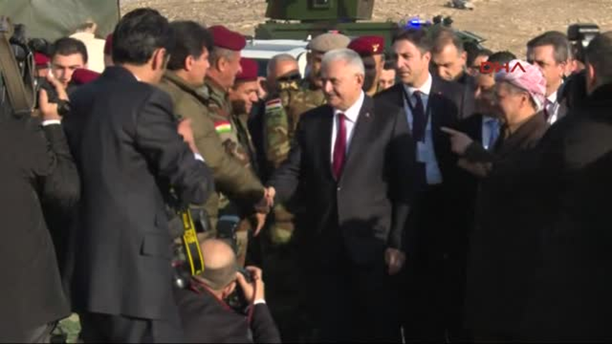 Başbakan Yıldırım Zertek Dağı\'nda Peşmergeyi Ziyaret Etti 1-