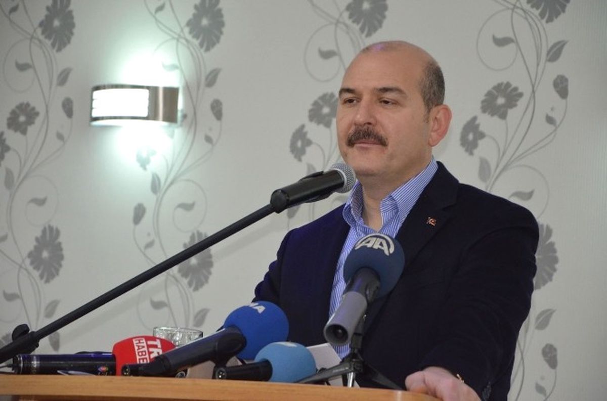 İçişleri Bakanı Soylu Hatay\'da Açıklaması
