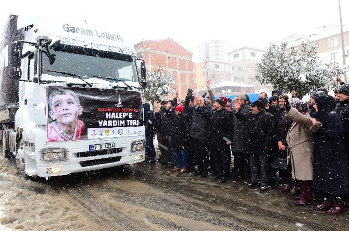 Kardeşlik Tırları Halep İçin Yola Çıkarıldı