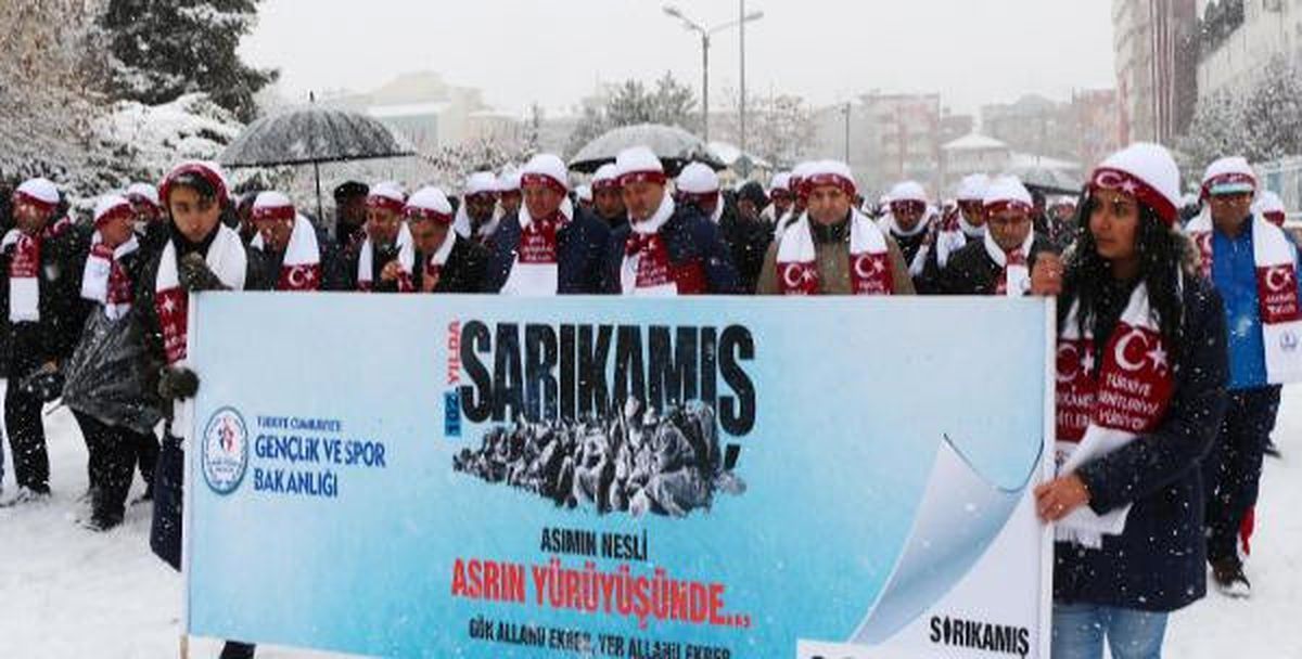Kırıkkale\'de, Sarıkamış Yürüyüşü