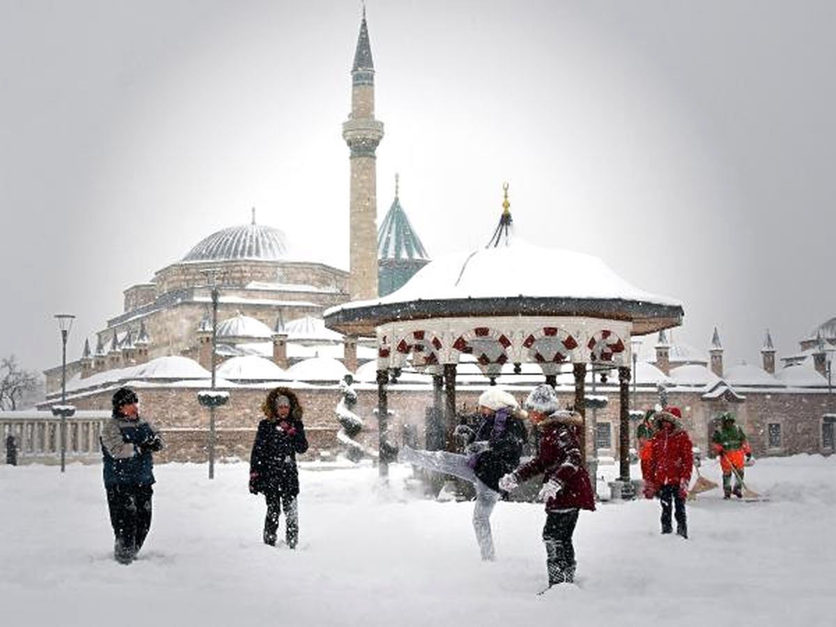 Konya\'da Okullara Kar Tatili