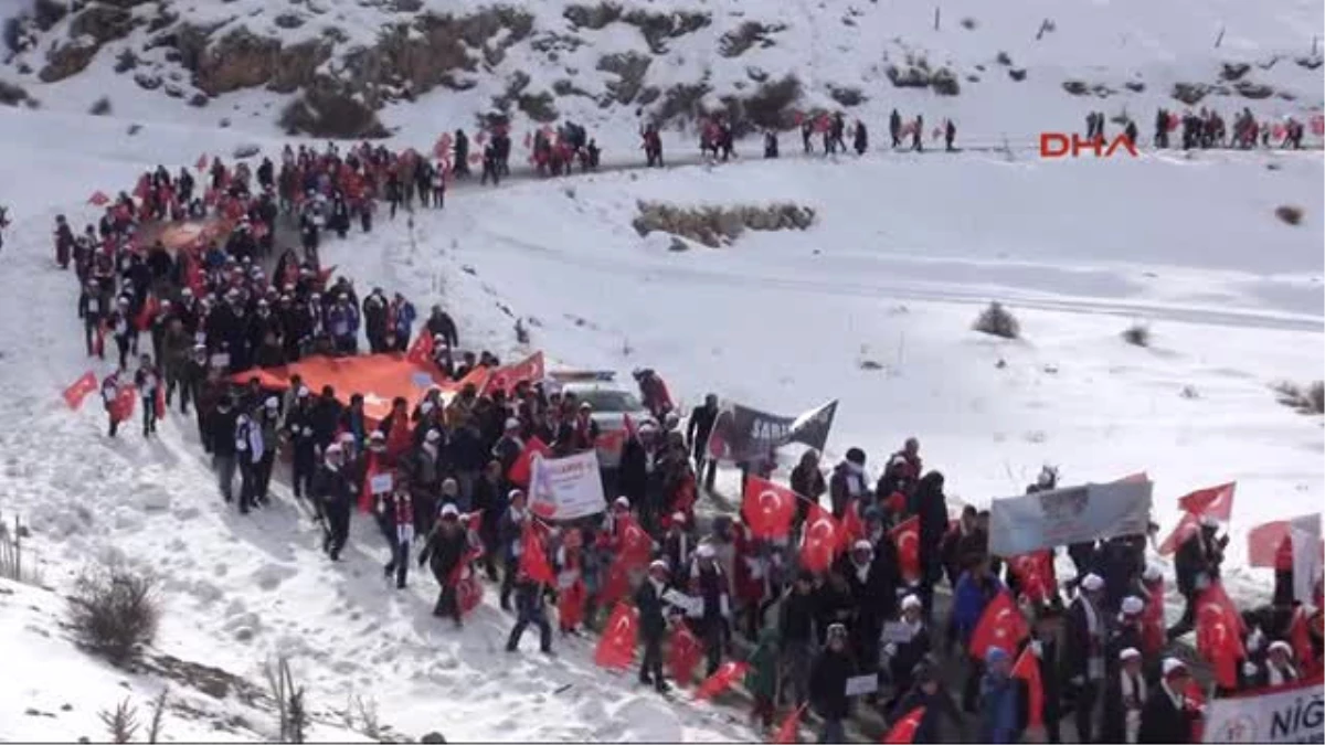 Niğde Demirkazık\'ta Sarıkamış Şehitlerini Andılar