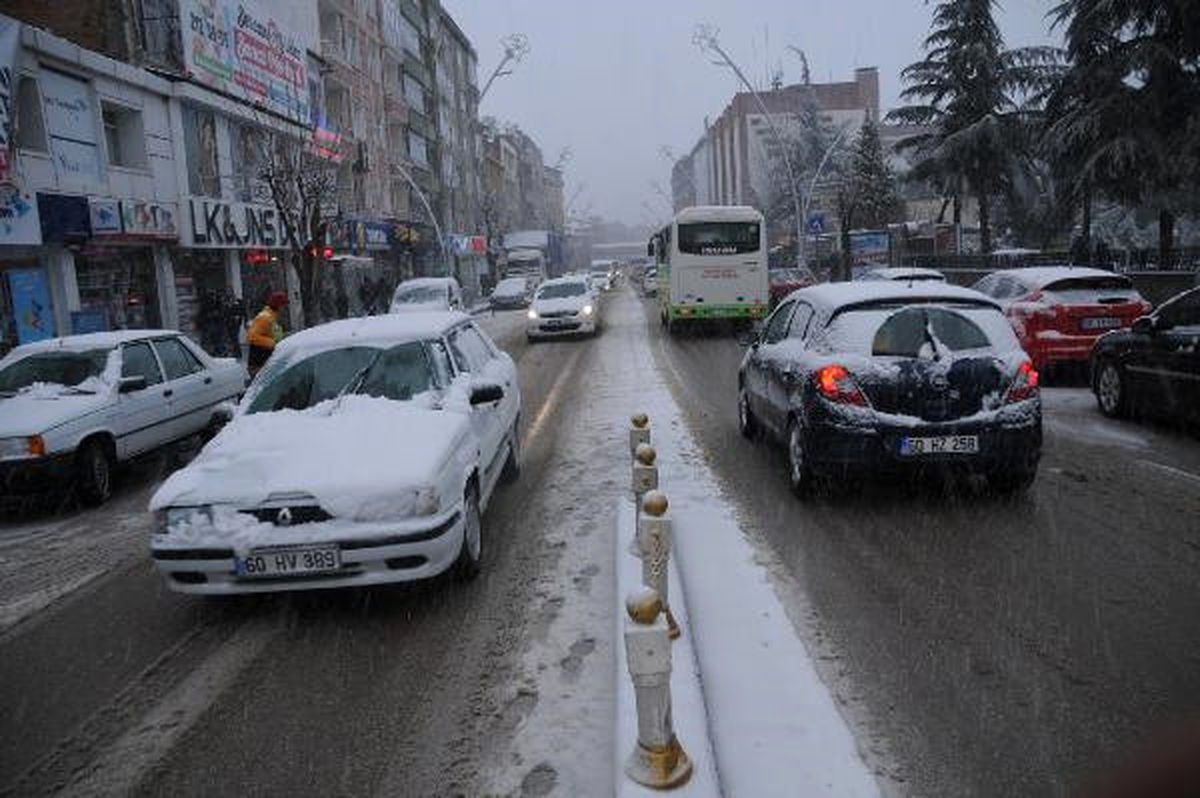 Tokat\'ta Okullara Kar Tatili