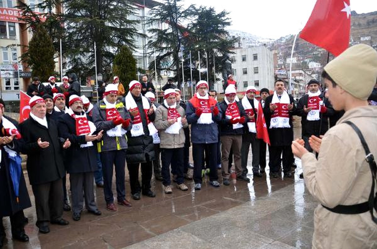 Tokat\'ta Sarıkamış Şehitleri İçin Yürüyüş
