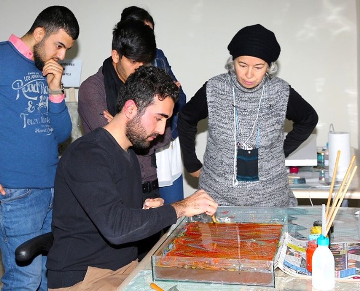 Arü\'de Ebru Kursu Açıldı