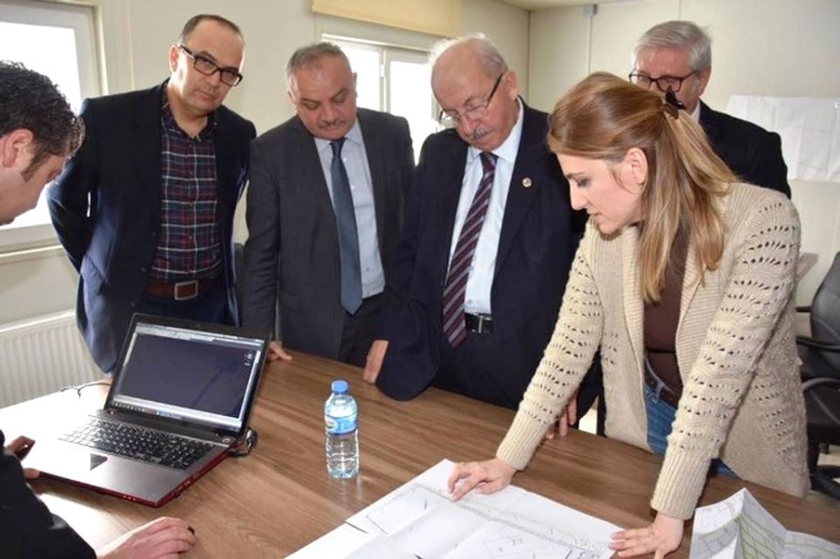 Başkan Albayrak Teski\'nin Yüklenici Firma Şantiyelerini İnceledi