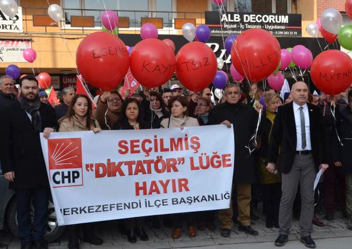 Başkanlık Sistemine Balonlu Tepki