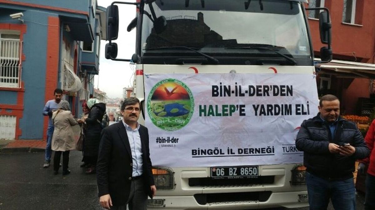 Bingöl\'den Halep\'e Yardım Tırı Gönderildi