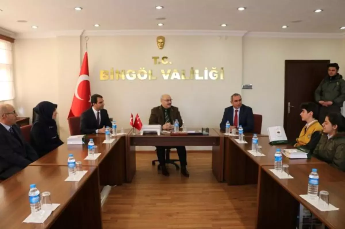 Bingöl Valisi Köşger, Teog Birincilerini Kabul Etti