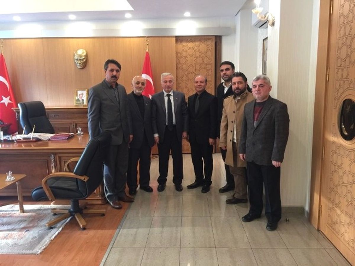 Gönüllü Kültür Kuruluşları\'ndan Vali Kamçı\'ya Ziyaret