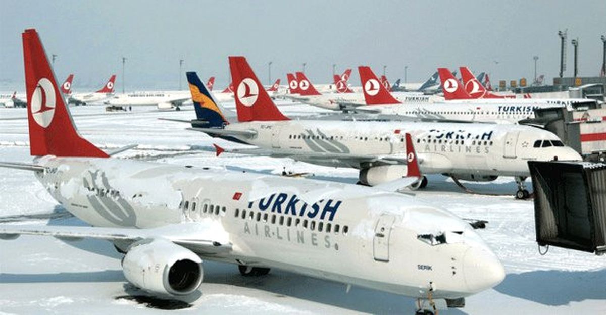 İstanbul\'da Hava Ulaşımına Kar Engeli