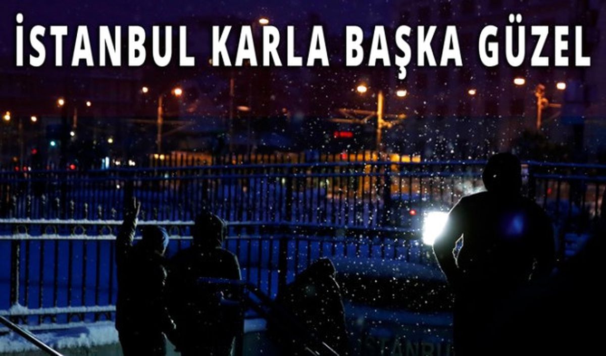 İstanbul\'da Yoğun Kar Yağışı