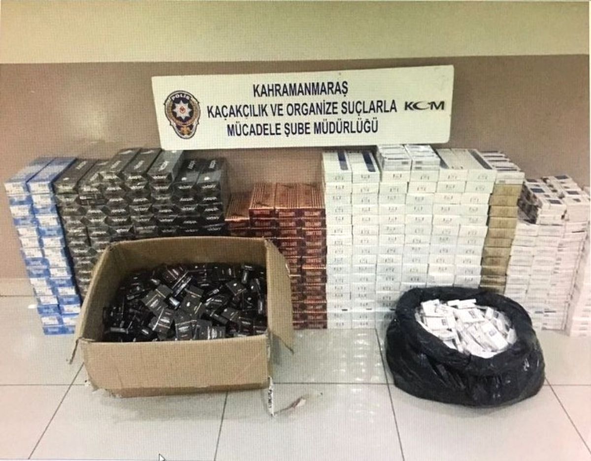 Kahramanmaraş\'ta Kaçak Sigara Operasyonu