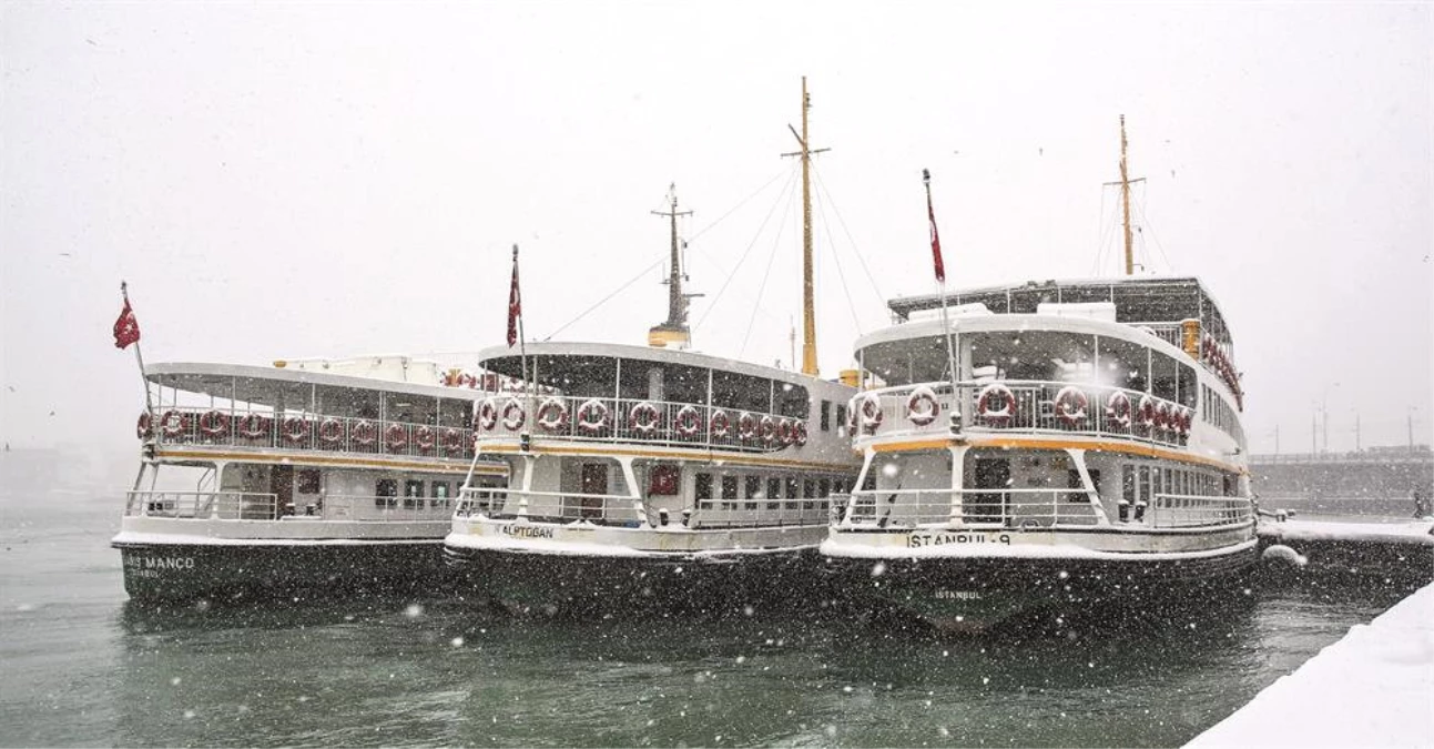 Kar Yağışı Deniz Ulaşımını da Olumsuz Etkiledi