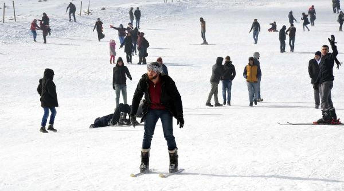Karacadağ\'da, Kayak Sezonu Açıldı