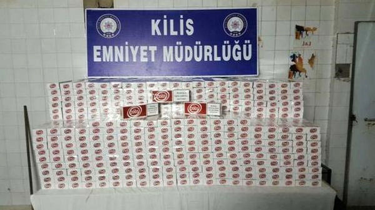 Kilis\'te, 5 Bin Kaçak Sigara Ele Geçti