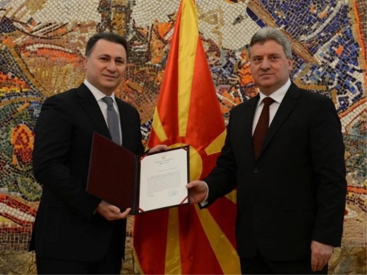 Makedonya\'da Gruevski Hükumeti Kurma Görevini Devraldı
