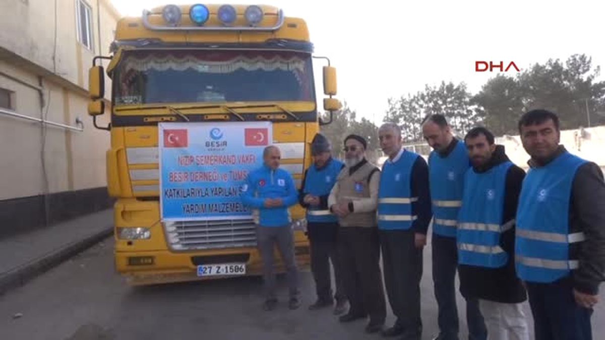 Nizip\'te, Derneklerden Suriye\'ye Yardım